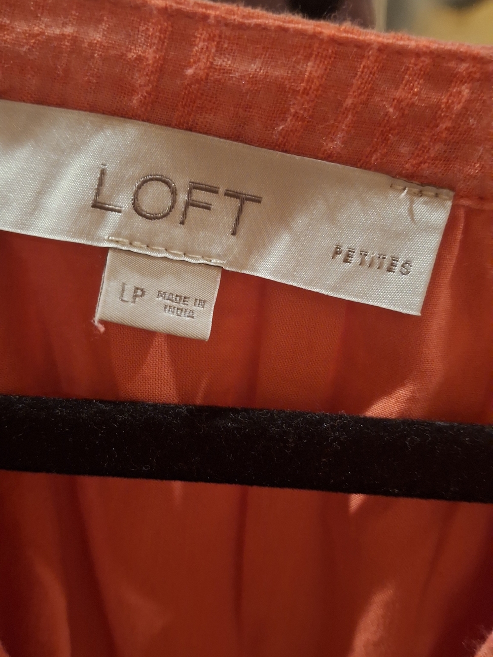LOFT Coral Pintuck Ruffle Mini Dress - Picture 2 of 12
